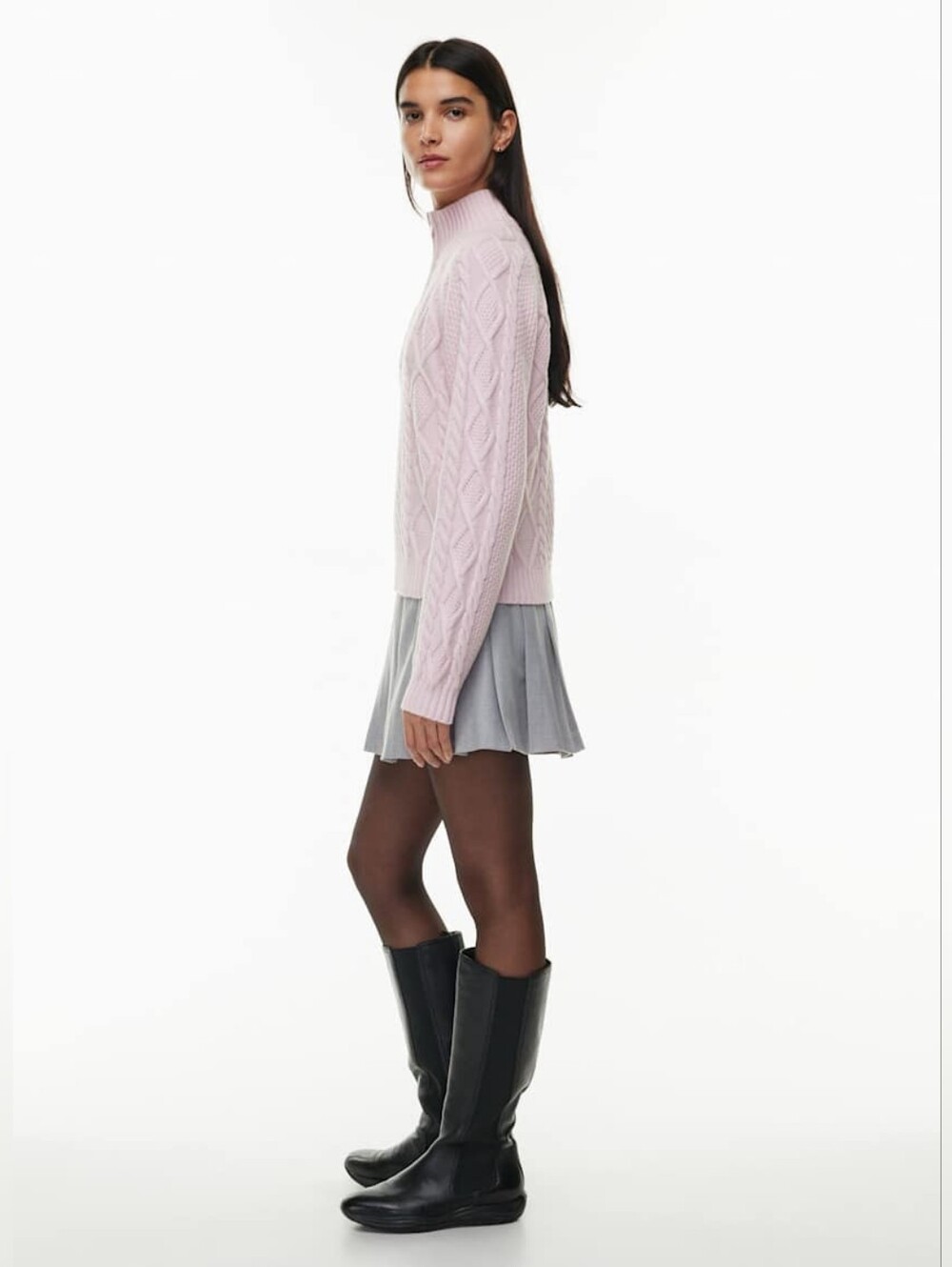 aritzia x Sunday Best boreal 1/4 zip sweater Sugarplum Lilac